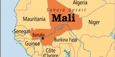 Karte Mali, bamako
